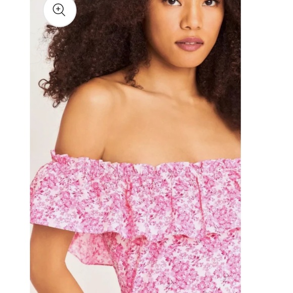 LoveShackFancy 4 NWT Pink Berry Fields Tara Dress Garden Floral Cottage Fairy - Picture 13 of 13